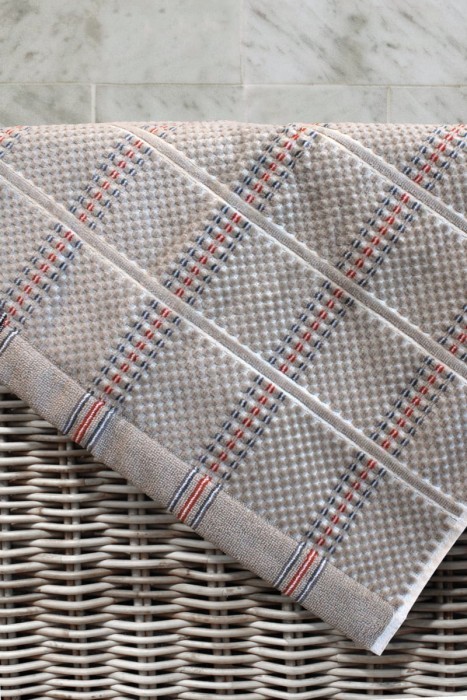 Полотенце велюровое Arya Aiden 70x140 Бежевый