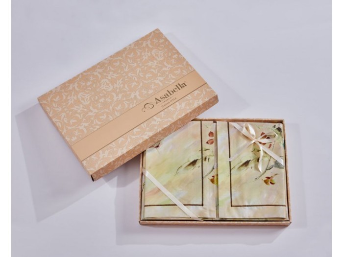 Постельное белье Asabella 2113-6 евро египетский хлопок люкс-сатин