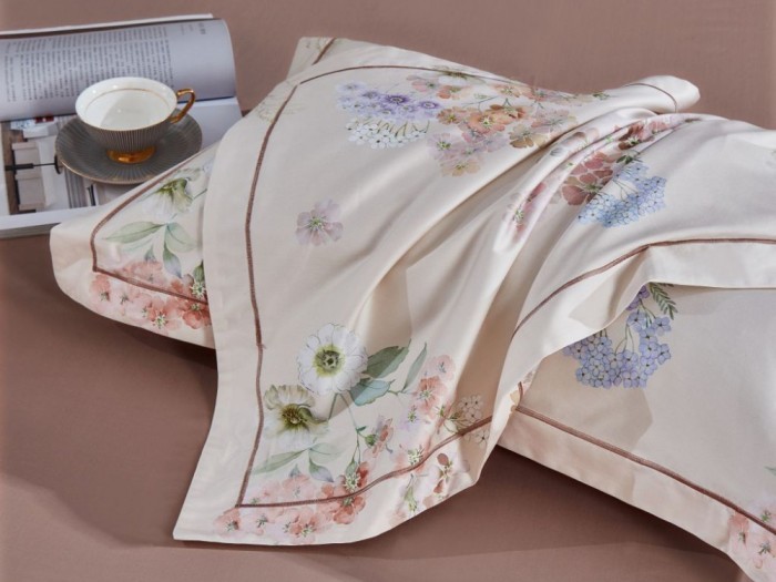 Постельное белье Asabella 2148-6 евро египетский хлопок Premium