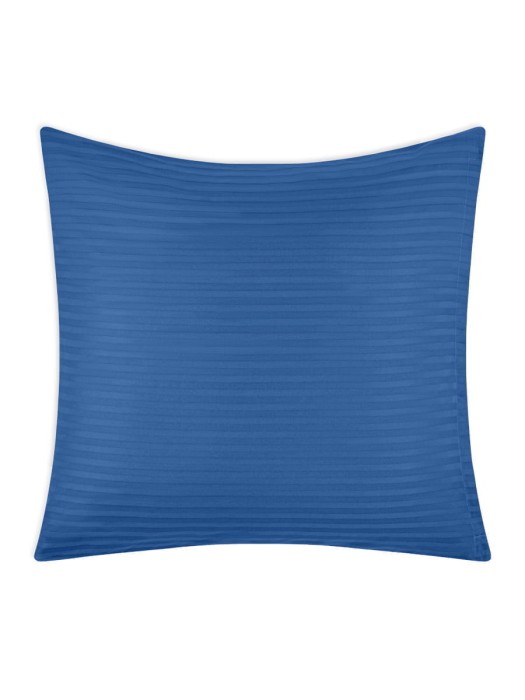 Постельное белье Arya Vip из Страйп Сатина Семейный 160x220 Темно-синий