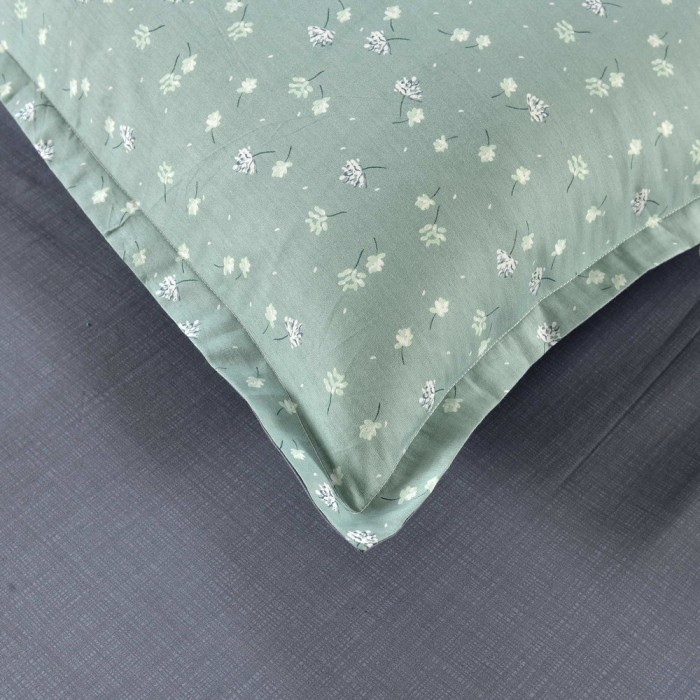 Аурика (голубая) Комплект постельного белья сатин 1.6