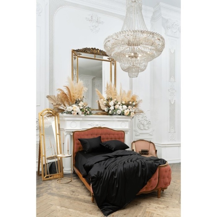 Постельное белье DIAMOND BLACK GRASS Евро