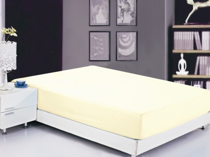 Простынь на резинке сотфкоттон PRMF-03 180x200