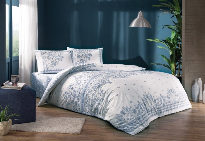 Постельное белье TAC RANFORCE ROBIN полуторное лиловый