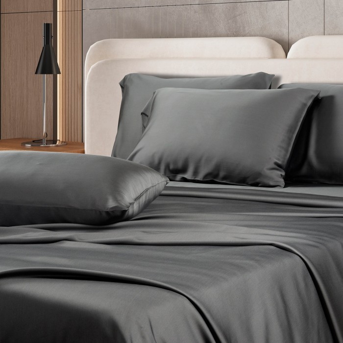 Простыня Sharmes "Bamboo", 180х240 (графитовый)