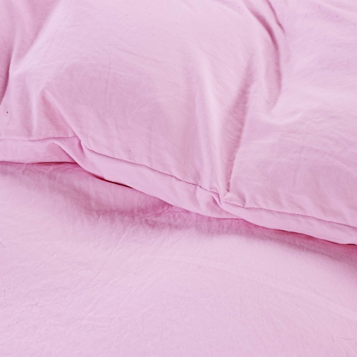 Луиза (розовая) Комплект постельного белья Жатка 7Е 4н
