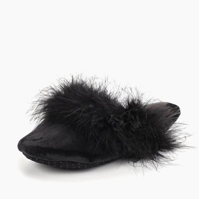 Тапочки №1 (черные) S Женские