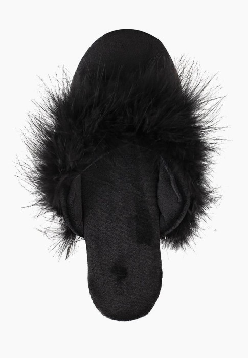 Тапочки №1 (черные) S Женские