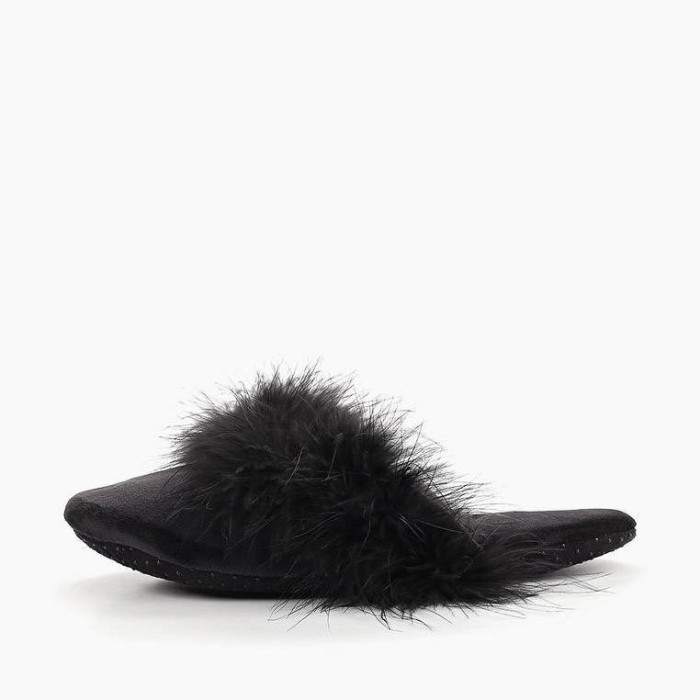 Тапочки №1 (черные) S Женские