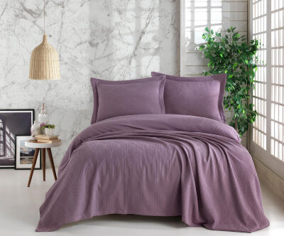 Покрывало FOREST цвет фиолетовый (Purple)  
