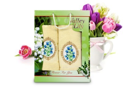 Комплект полотенец Gulcan Valley (70x140, 50x90) 8546-08