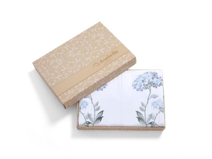 Комплект постельного белья Евро, египетский хлопок Premium с вышивкой 2258-6