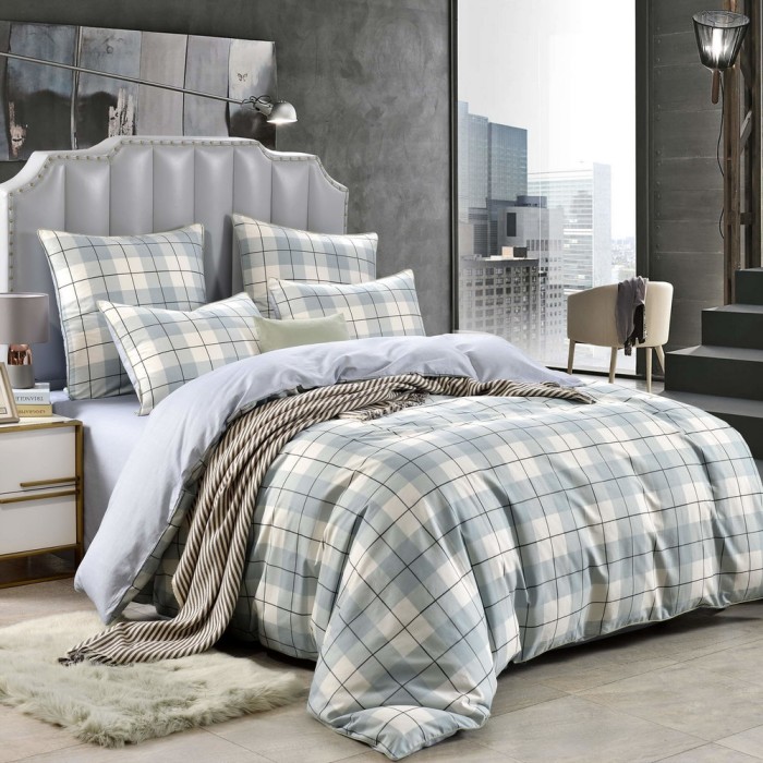 Гамлет (изумруд) Комплект постельного белья сатин Евро 4н