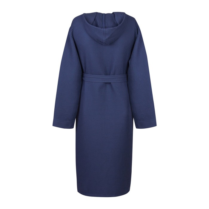 Гамлет (синий) М Мужской Халат с капюшоном