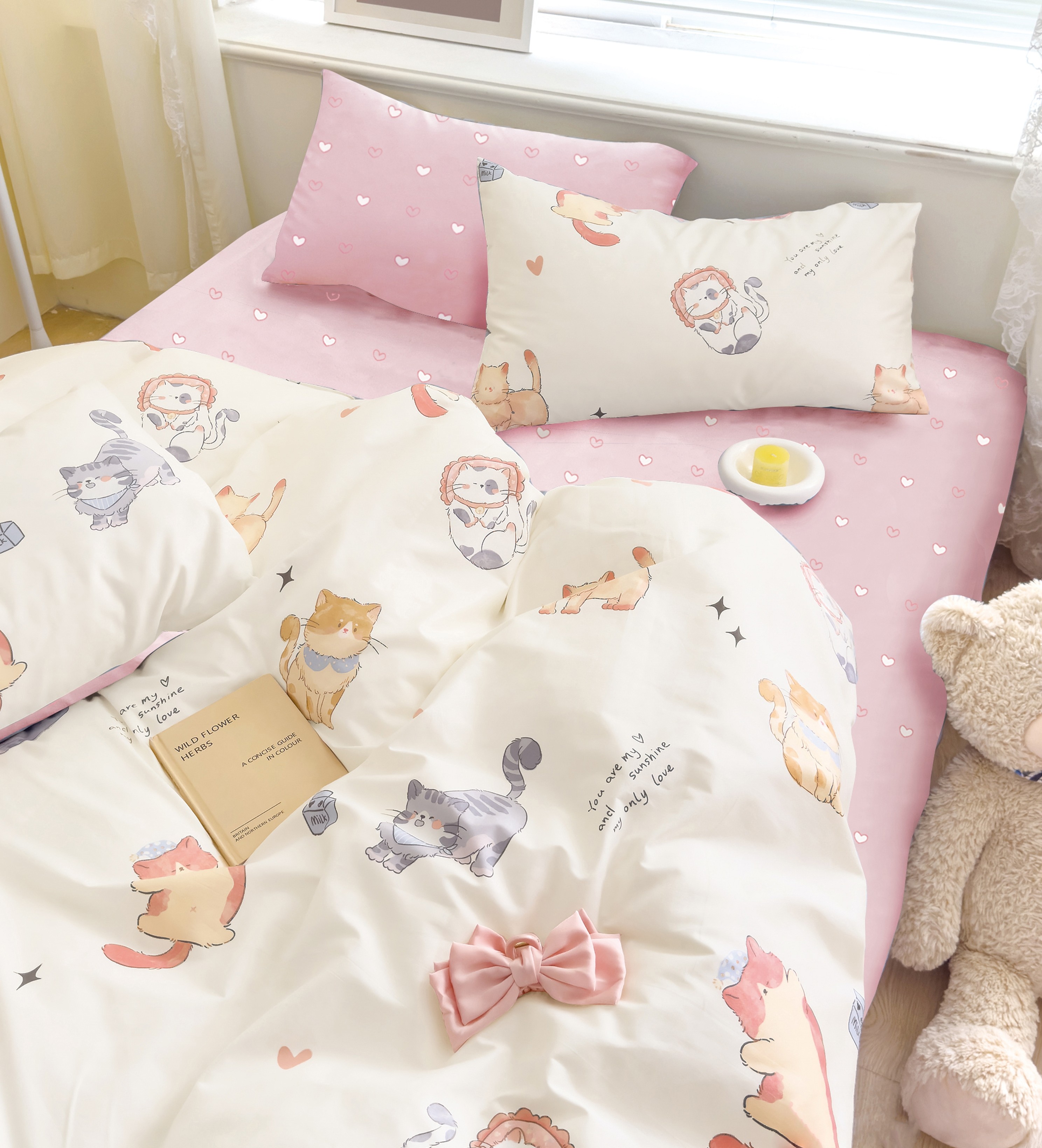 Постельное белье Twill евро 4 наволочки TPIG6-2026 КОД1038