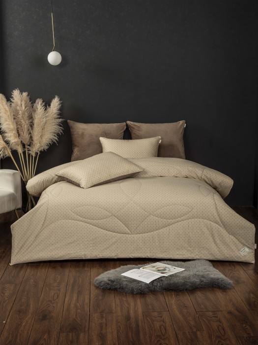 Комплекты для сна Лютер (бежевый латте) АВС Cotton Евро