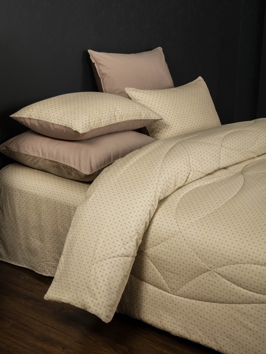 Комплекты для сна Лютер (бежевый латте) АВС Cotton Евро