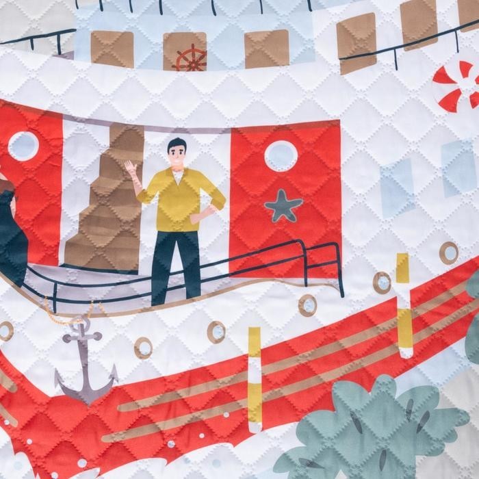 Покрывало "Этель" 1,5 сп Спецтехника, 145*210 см, микрофибра