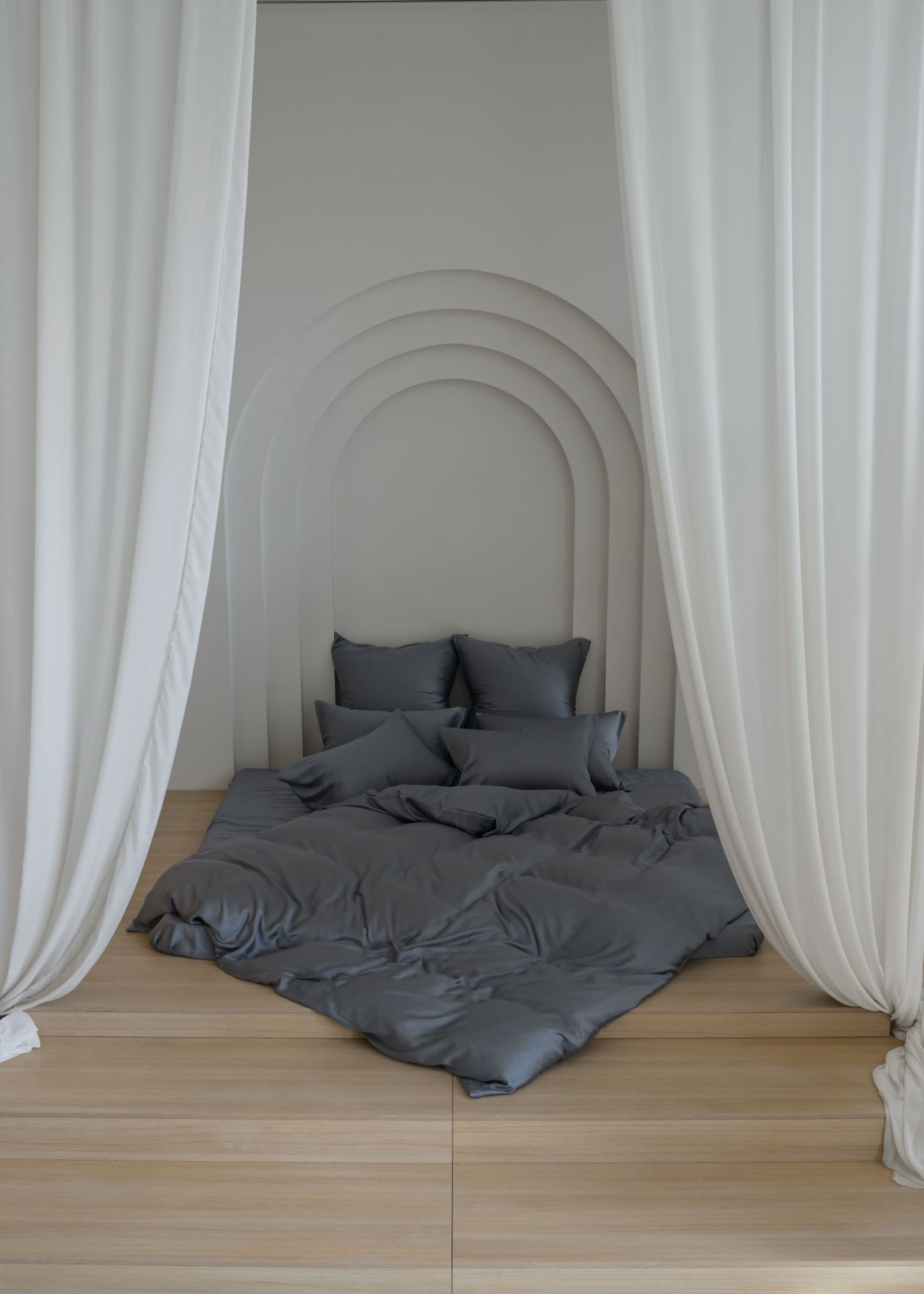 Простыня Grey Brilliant Grass 180х240