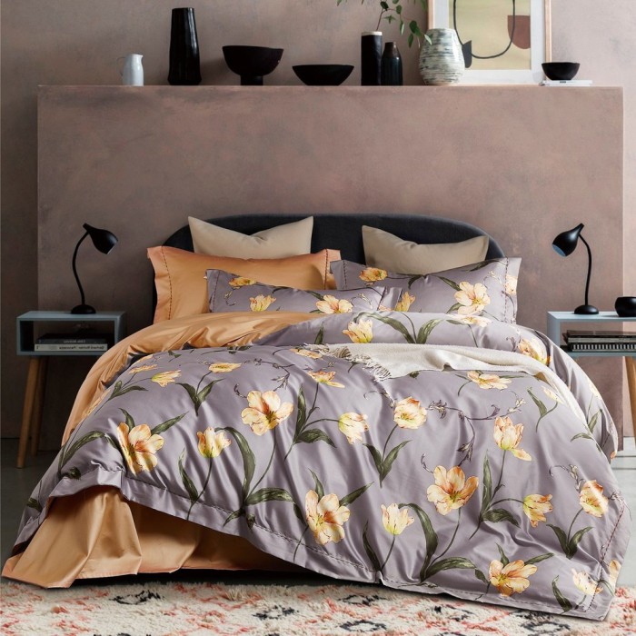 Постельное бельё Sharmes «Tulips» 2-х спальный (евро-макси)