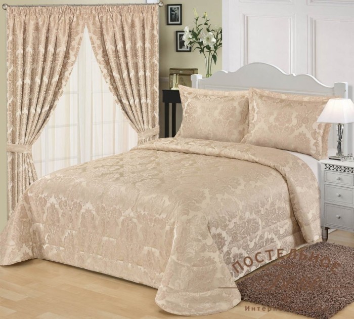 Дельфина (капучин) Покрывало 240х260