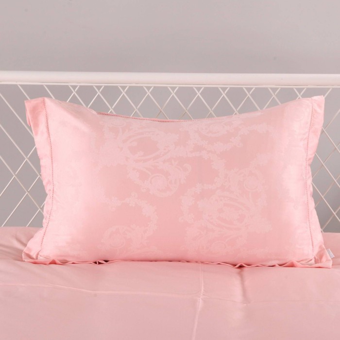 Жозетта (розовая) Комплект постельного белья Евро 4н Т