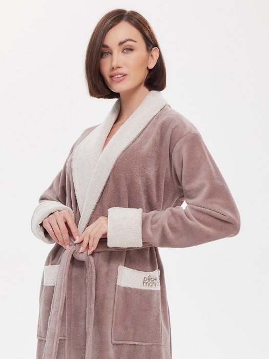 Бамбуковый халат Soft Touch (PM France 747) капучино