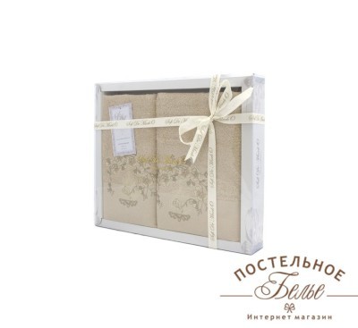 FLORI (беж) 50x90-70х140 Комп. полотенец