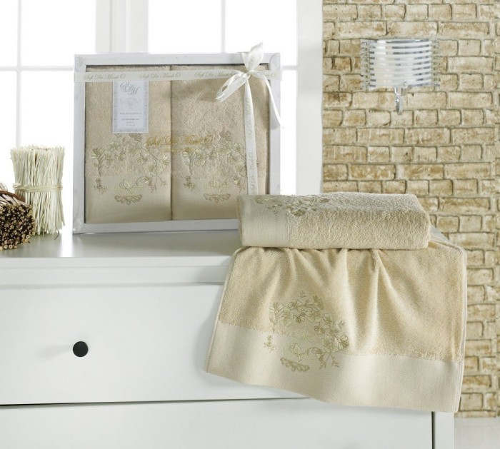 FLORI (беж) 50x90-70х140 Комп. полотенец