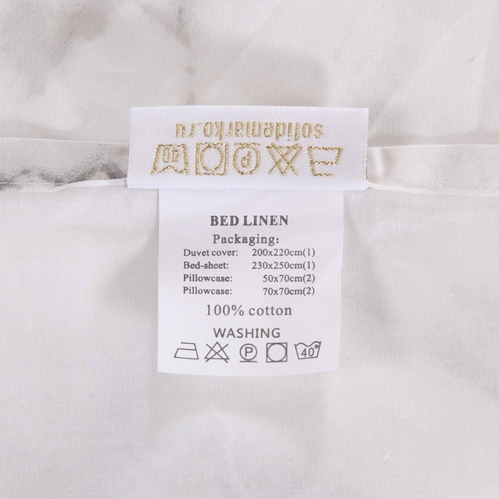 Модерн №19 Комплект постельного белья сатин Евро 4н