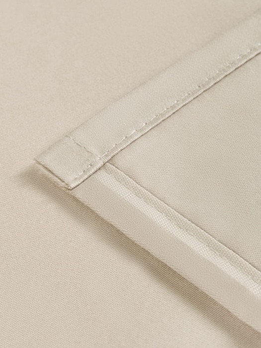 Постельное белье Arya из Oднотонного Сатина 2 Сп. 200x220 Vip Бежевый