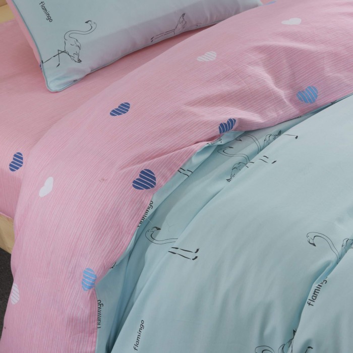 Даффи (голубая) Комплект постельного белья детский