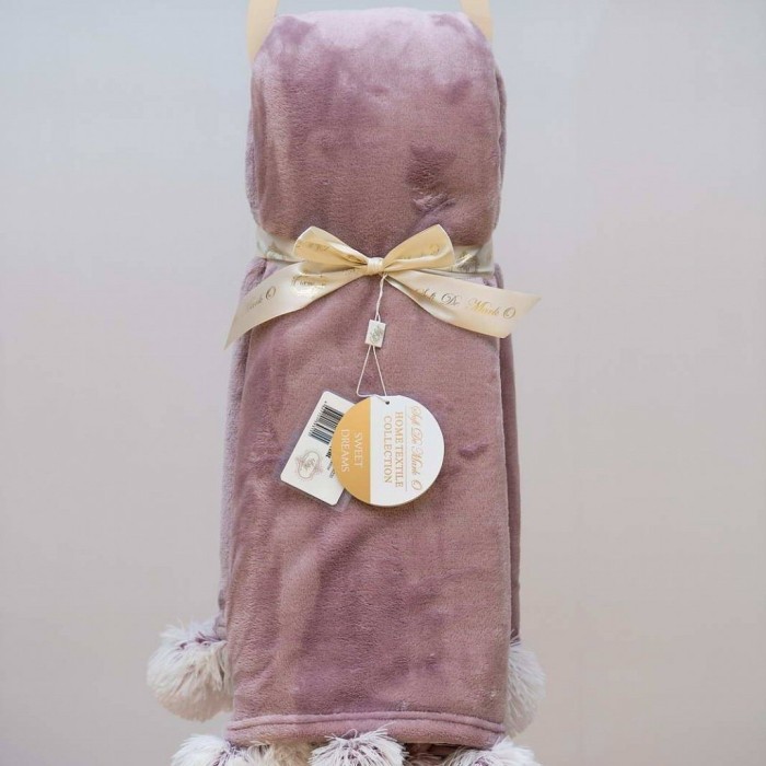 Fluffy ball (фиолет) Плед 160х220