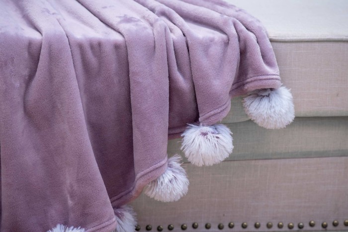 Fluffy ball (фиолет) Плед 160х220