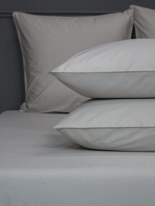 Комплекты для сна Muslin & Satin Solid color (пыльно бежевый) Евро