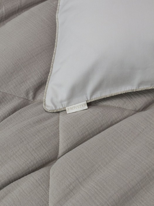 Комплекты для сна Muslin & Satin Solid color (пыльно бежевый) Евро