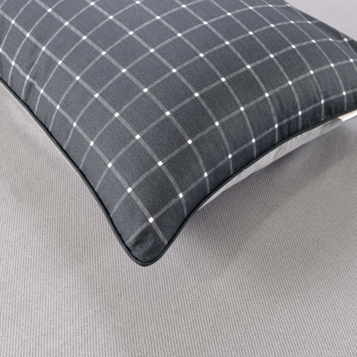 Мэджик (стоун) Комплект постельного белья сатин Евро 4н