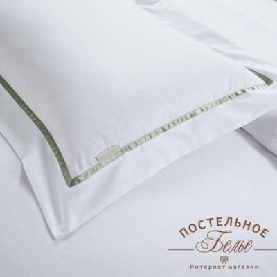 Санремо (зел) Наволочка Сатин  50х70 (2шт)