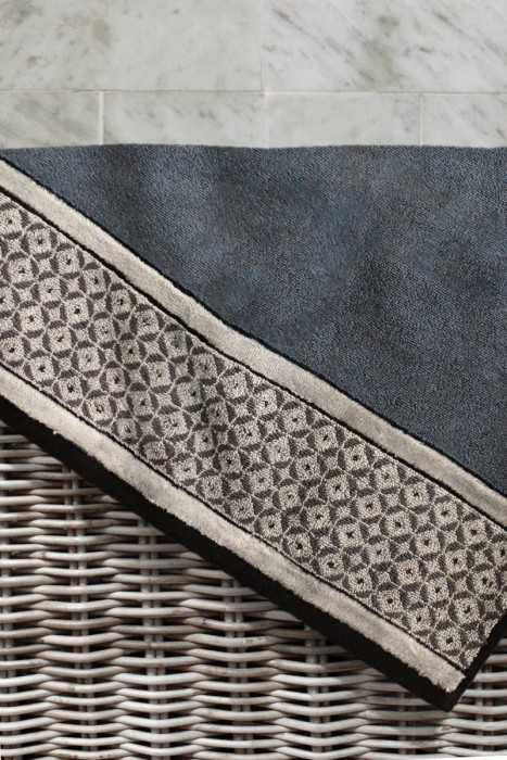 Полотенце велюровое Arya Laura 50x90 Антрацит