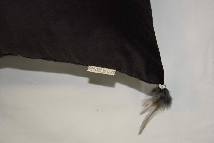 Жасмин (антрацит) Наволочка 45х45