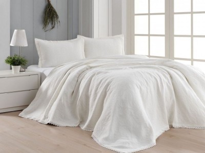 Покрывала Турция Ecru-220x240