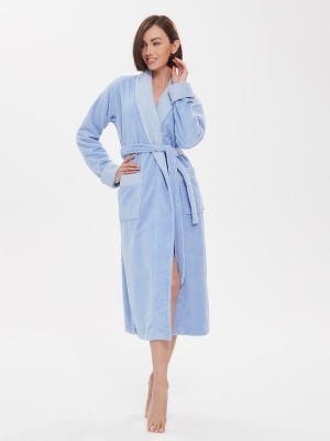 Бамбуковый халат Soft Touch (PM France 747) голубой