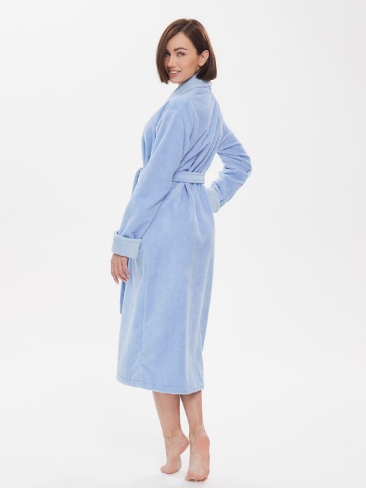 Бамбуковый халат Soft Touch (PM France 747) голубой