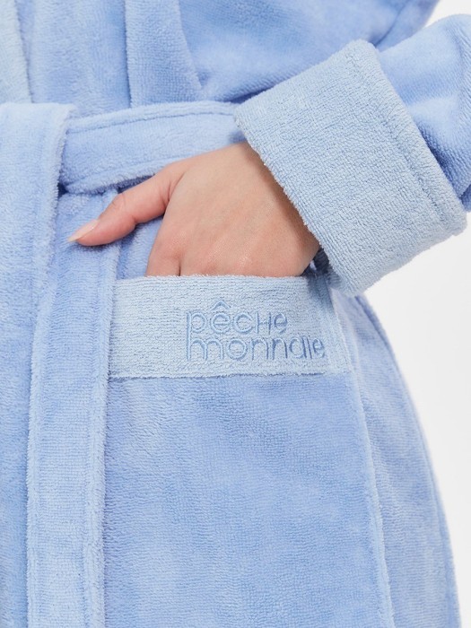 Бамбуковый халат Soft Touch (PM France 747) голубой