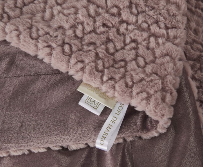 Теодор (пепел роза) Покрывало 210х230