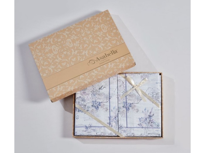 Постельное белье Asabella 2150-6 евро египетский хлопок Premium