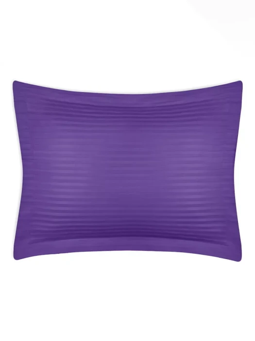 Постельное белье Arya Vip из Страйп Сатина 2 Сп. 200x220 Фиолетовый