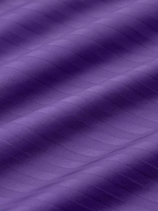 Постельное белье Arya Vip из Страйп Сатина 2 Сп. 200x220 Фиолетовый