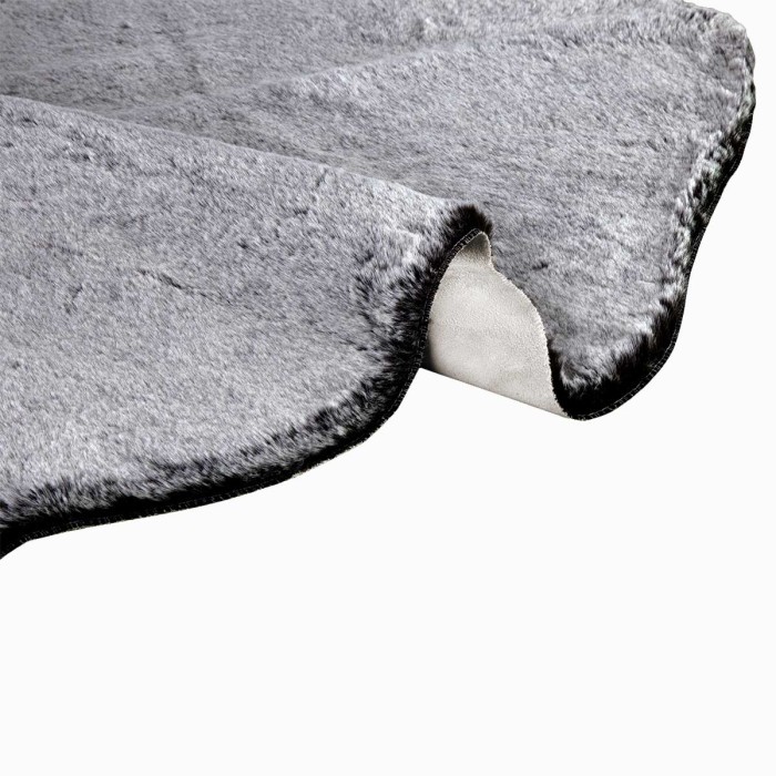 Ковер Arya Кролик Искусственный мех 70X105 Atlas Сухая Роза