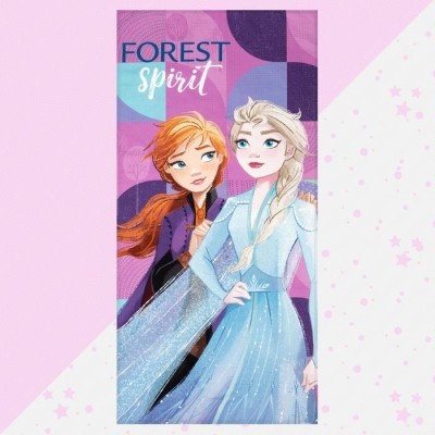 Полотенце  &quot;Эльза и Анна&quot;,  Холодное сердце 70х146 см, 100% хлопок  160гр/м2